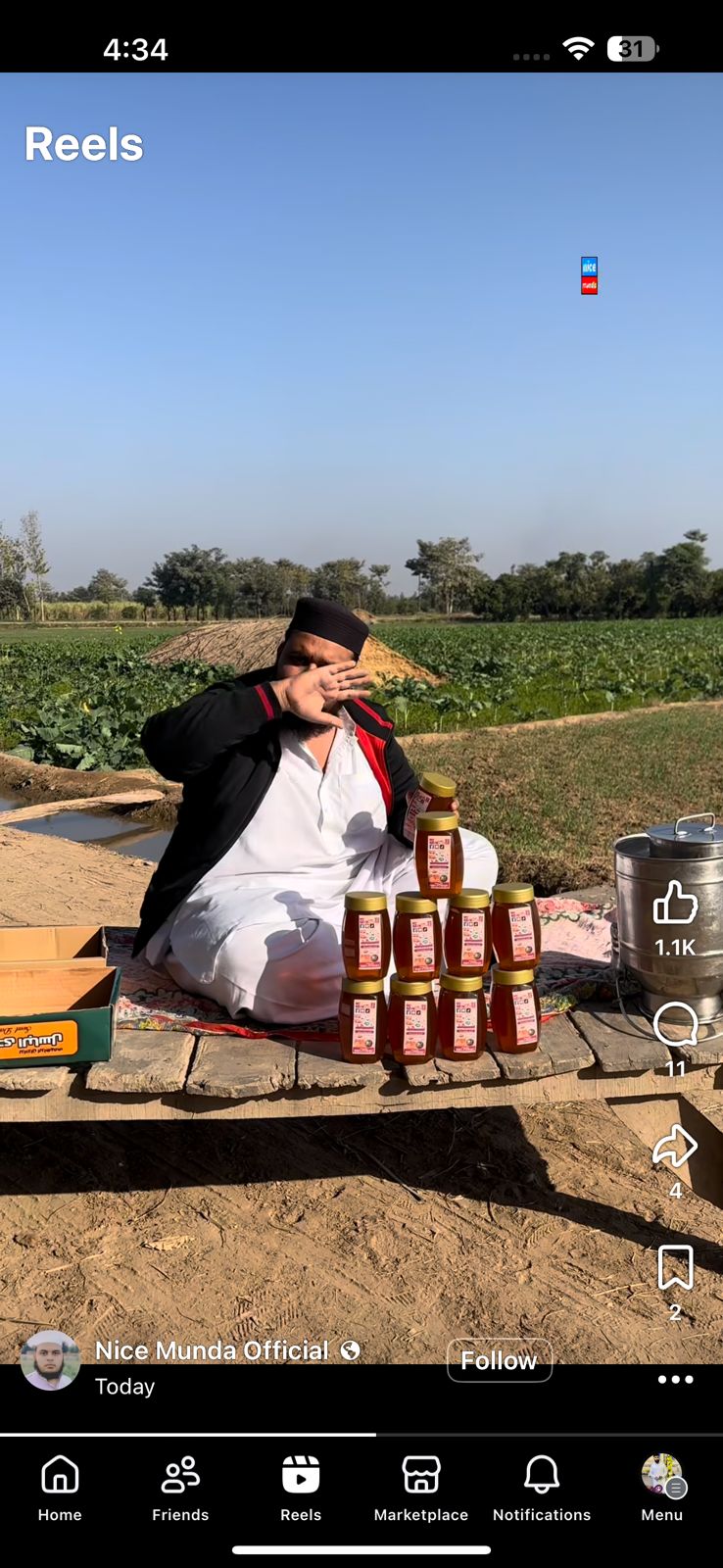 Nicemunda Pure Desi Honey – 100% Raw & Unfiltered